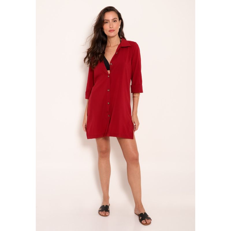Camisão Feminino com Botão