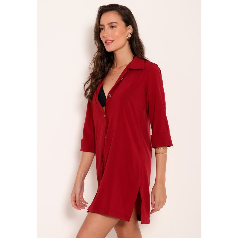 Camisão Feminino com Botão