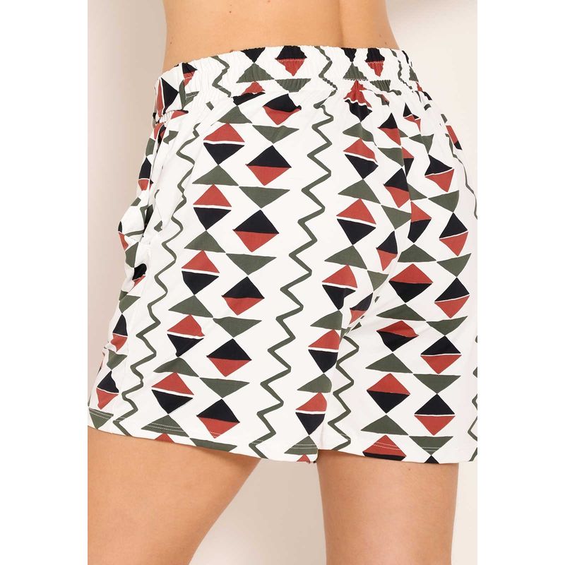Shorts Feminino Fluxy Curto Com Cinto - Cardume