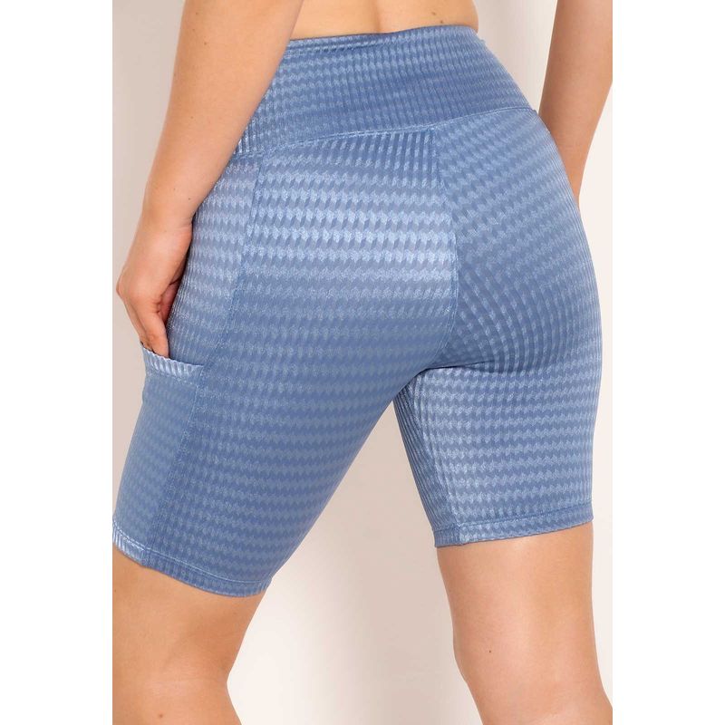 Bermuda Fitness Feminina Ciclista UV Com Bolsos