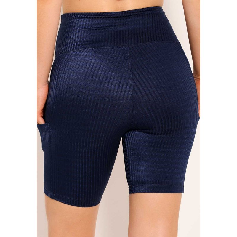 Bermuda Fitness Feminina Ciclista UV Com Bolsos