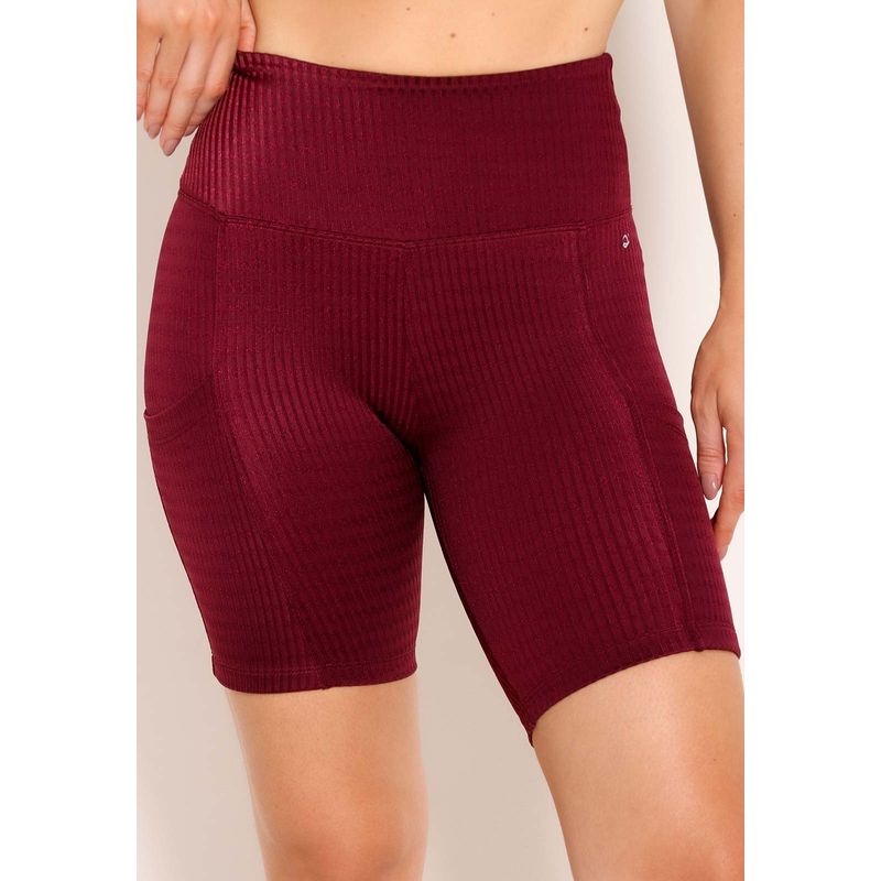 Bermuda Fitness Feminina Ciclista UV Com Bolsos
