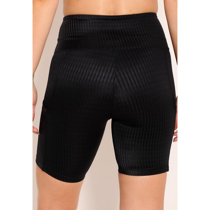 Bermuda Fitness Feminina Ciclista UV Com Bolsos