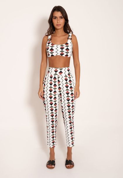 Calça Feminina Fluxy Cós Largo com Bolsos - Cardume