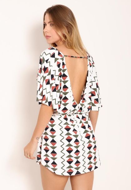 Vestido Fluxy Amplo Com Amarração Cardume