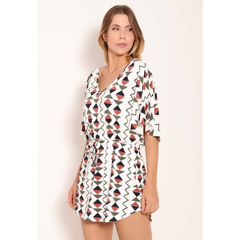 Vestido Fluxy Amplo Com Amarração Cardume