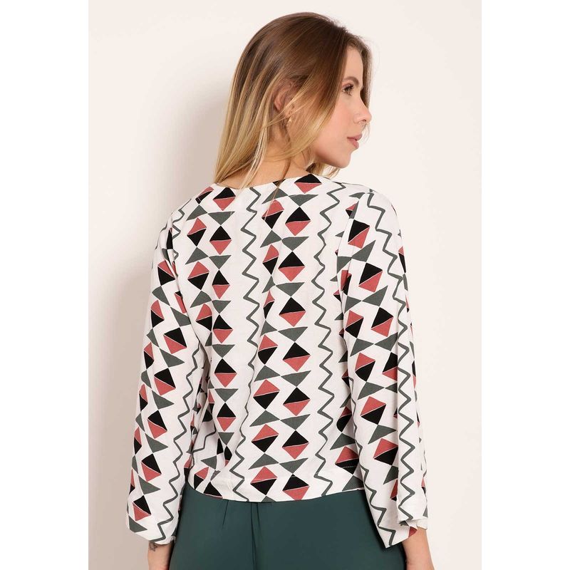Blusa Universe Decote V Cardume