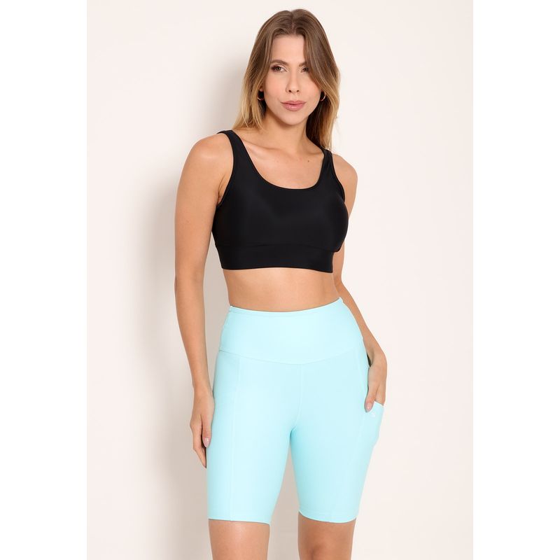Bermuda Tech Fitness High Performance e Bolso Lateral