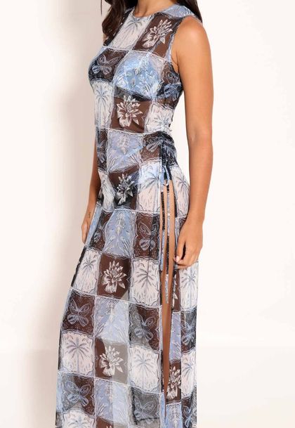 Vestido Com Tule Franzido Stamp