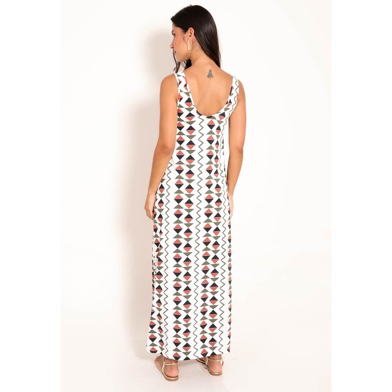Vestido Fluxy Regata Decote Careca Cardume