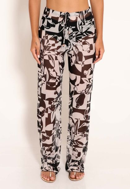 Calça Feminina Tule Reta - Cajuart