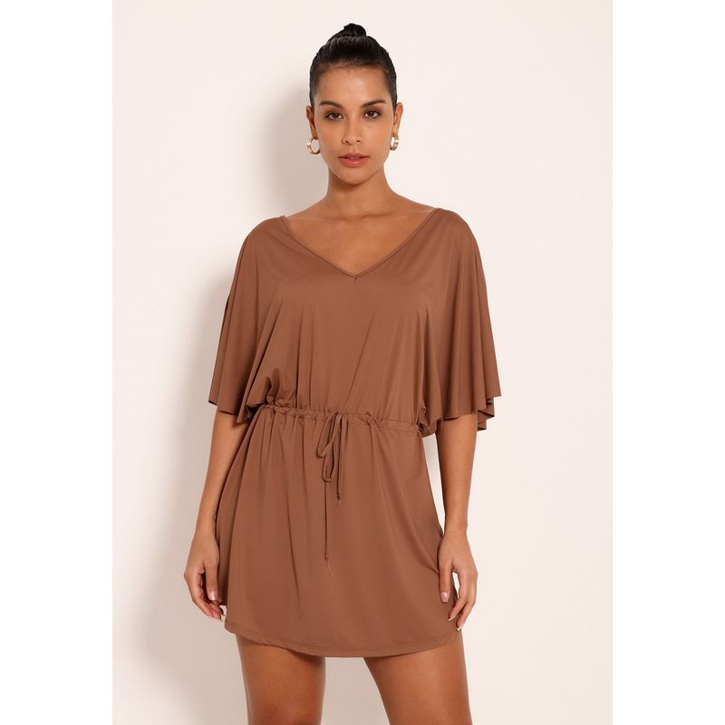 Vestido Fluxy Amplo Com Amarração