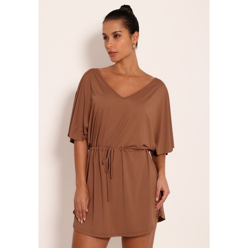 Vestido Fluxy Amplo Com Amarração