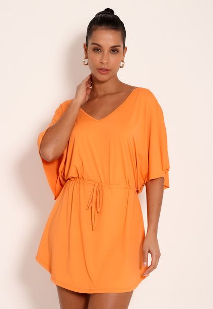 Vestido Fluxy Amplo Com Amarração