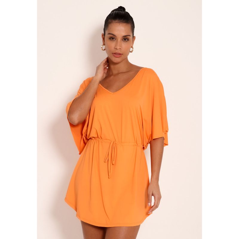 Vestido Fluxy Amplo Com Amarração