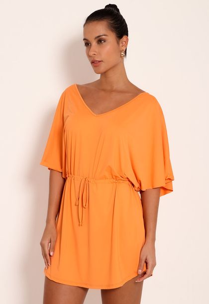 Vestido Fluxy Amplo Com Amarração