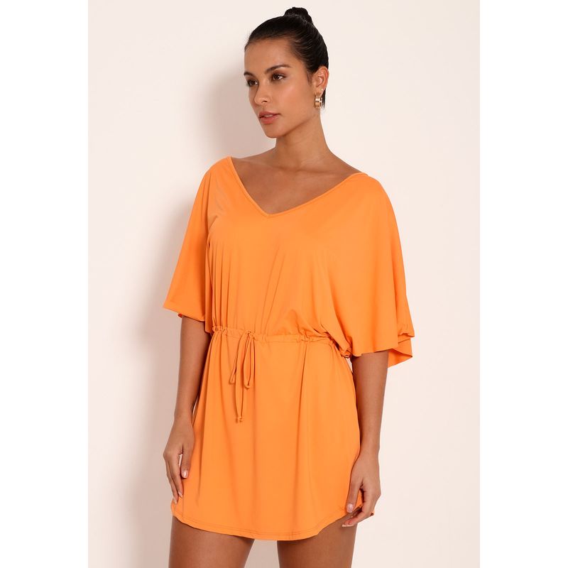 Vestido Fluxy Amplo Com Amarração