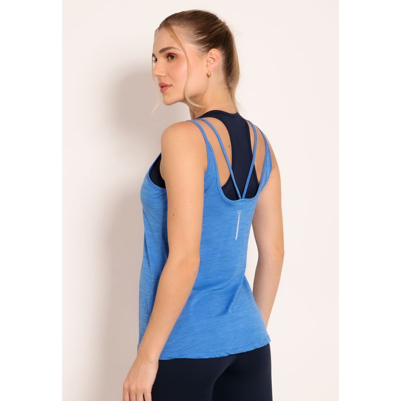Regata Fitness Feminina Alça Dupla Antiodor