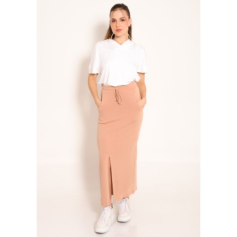 Saia com Abertura Frontal Regulagem e Bolso