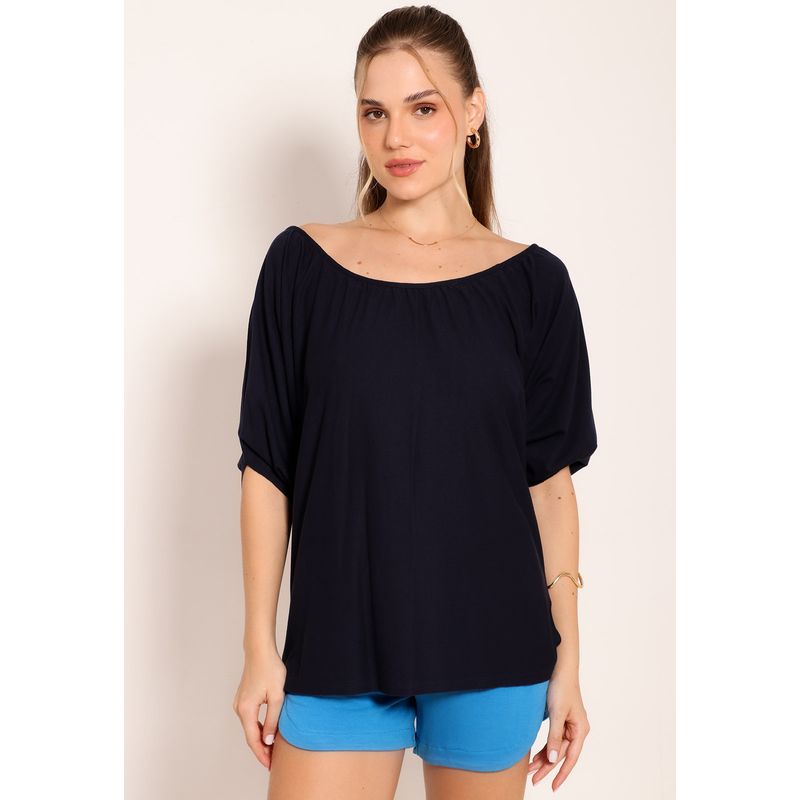 Blusa Feminina Versátil Manga Morcego