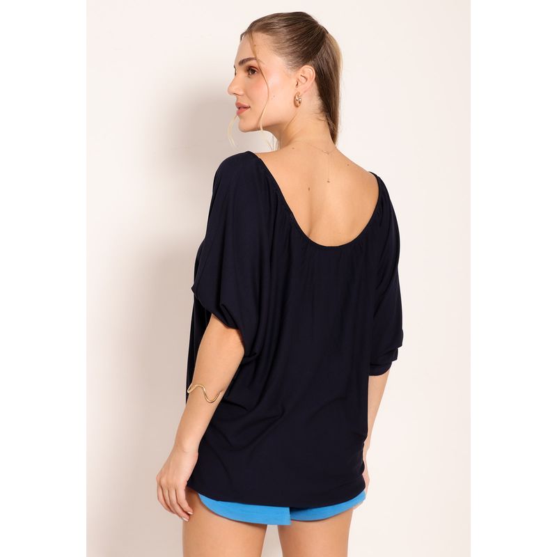 Blusa Feminina Versátil Manga Morcego