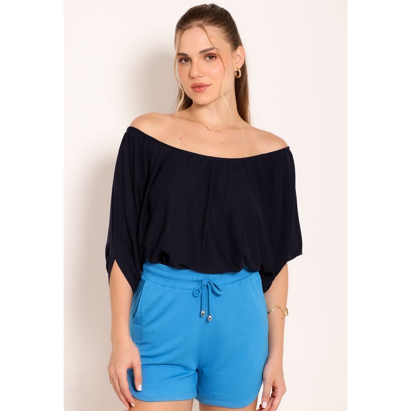 Blusa Feminina Versátil Manga Morcego