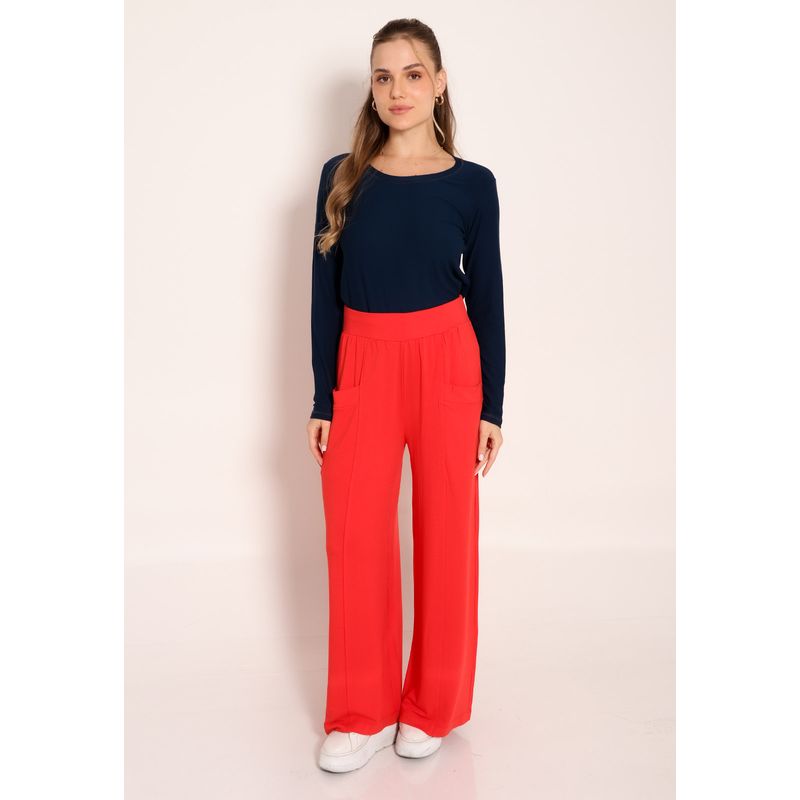Blusa Feminina Lisa Manga Longa