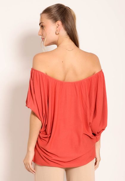 Blusa Feminina Versátil Manga Morcego