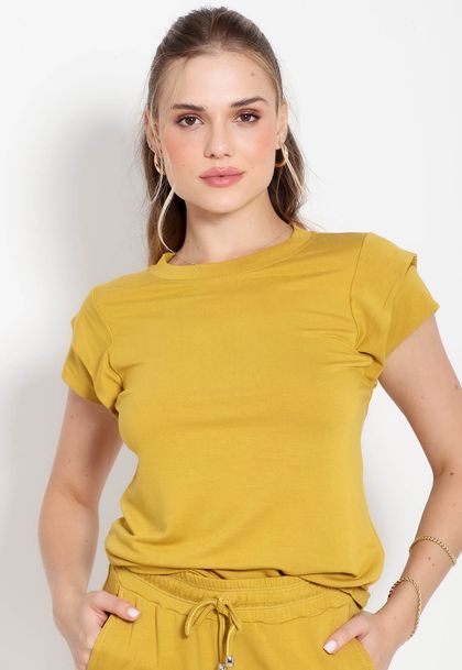 Blusa Gola Careca Com Manga Japonesa
