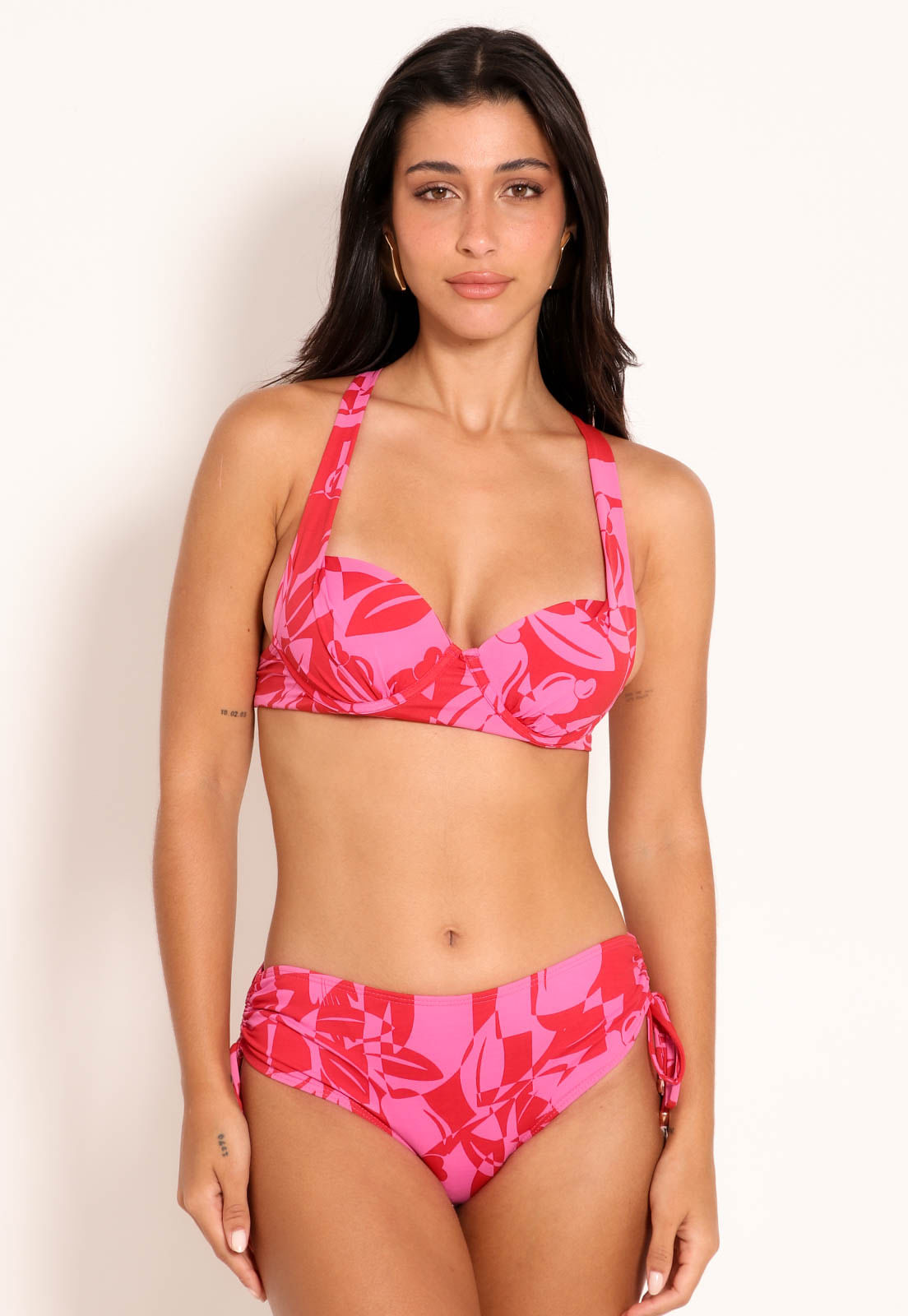 Calcinha De Biquíni Avulso Amarração Lateral - Pink Cajuart