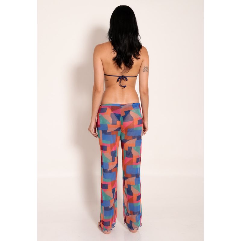 Calça Feminina Tule Reta - Rochedos