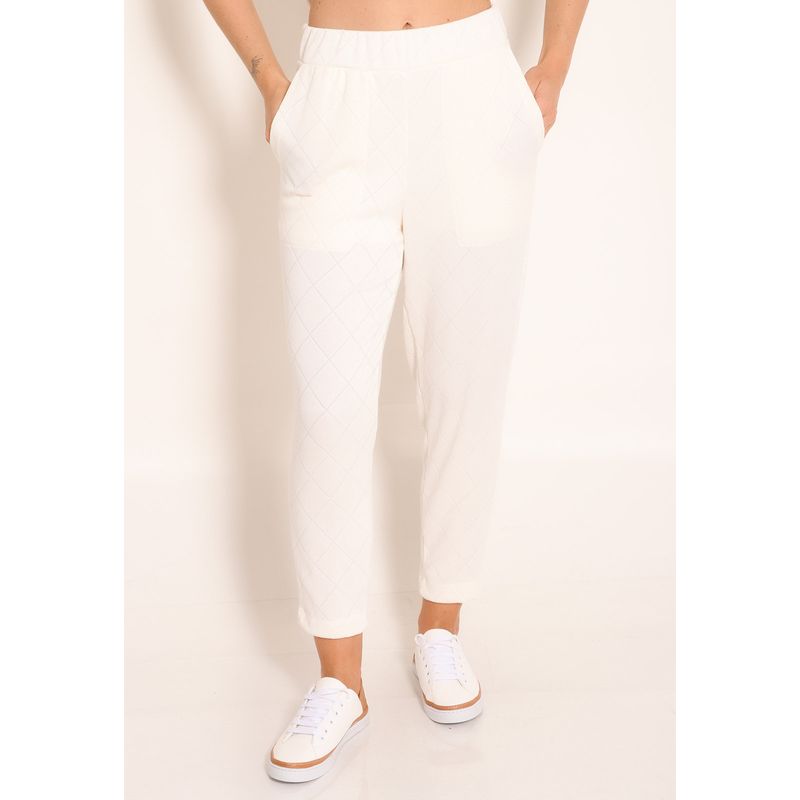 Calça Reta Jacq Stanford com Bolsos