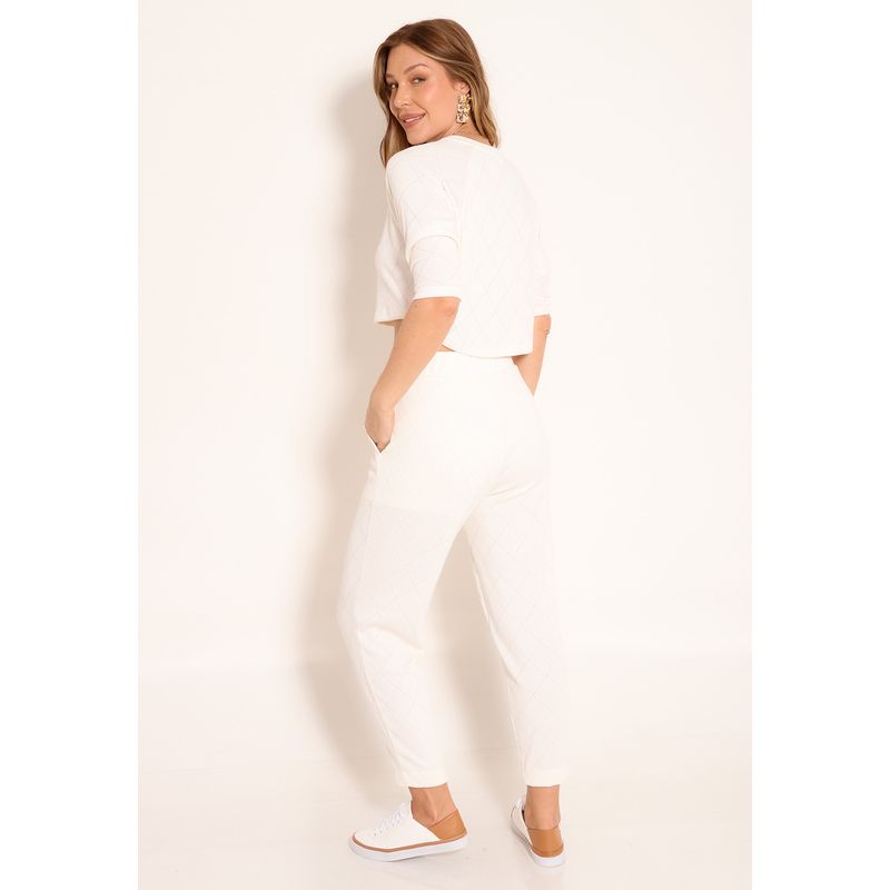 Calça Reta Jacq Stanford com Bolsos