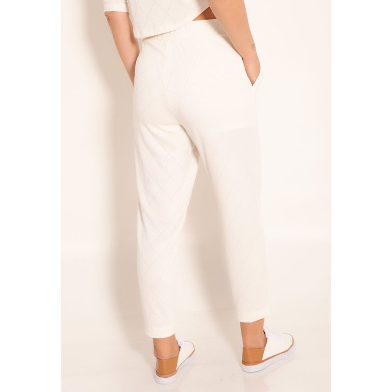 Calça Reta Jacq Stanford com Bolsos