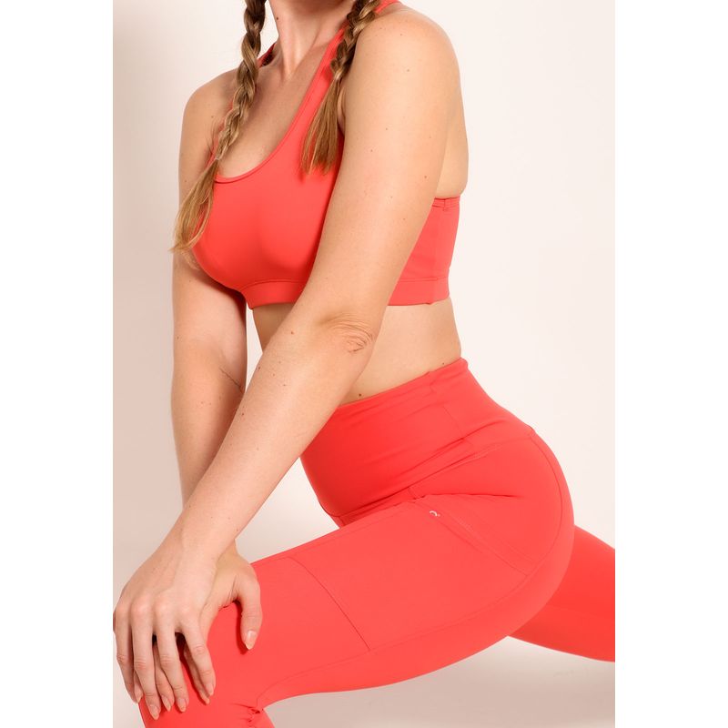 Calça Corsário Feminina Compress com Bolsos Laterais