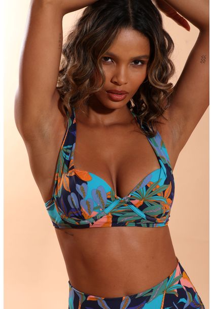 Top de Biquíni Top Beach Avulso Push Up Bioma