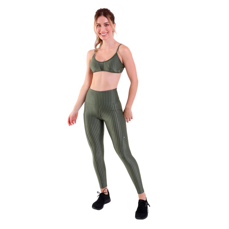 Calça Legging New Ikat Com Bolsos Laterais