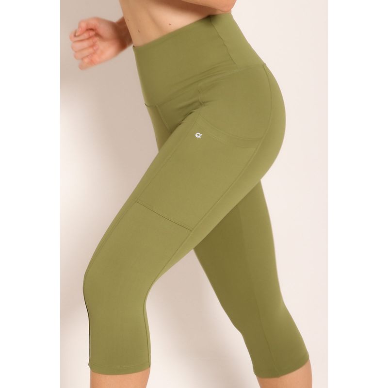 Calça Corsário Feminina Compress com Bolsos Laterais
