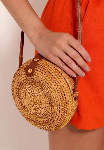 Bolsa de Vime Redonda