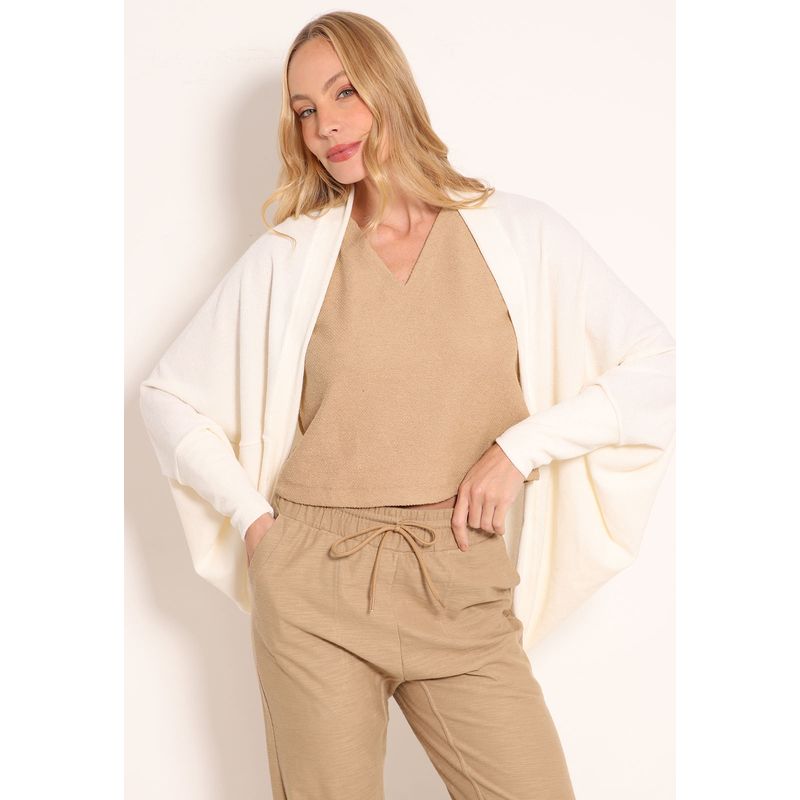 Casaco Finlandia Casulo em Tricot