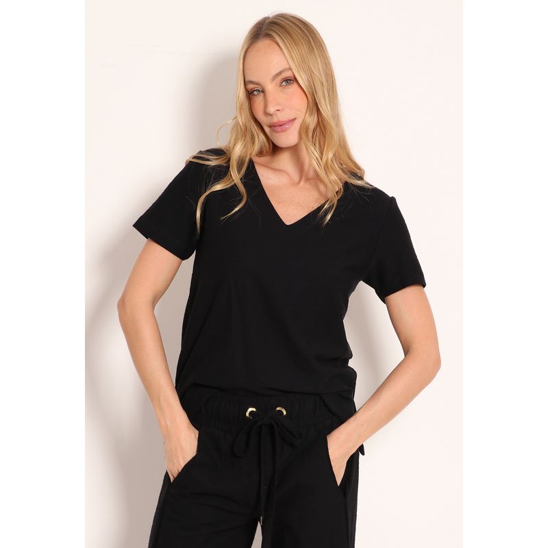 Blusa Mullet Com Fendas Laterais