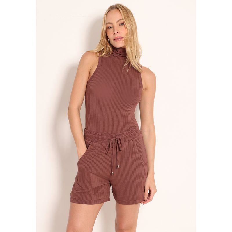 Short Viscose Feminino com Bolsos