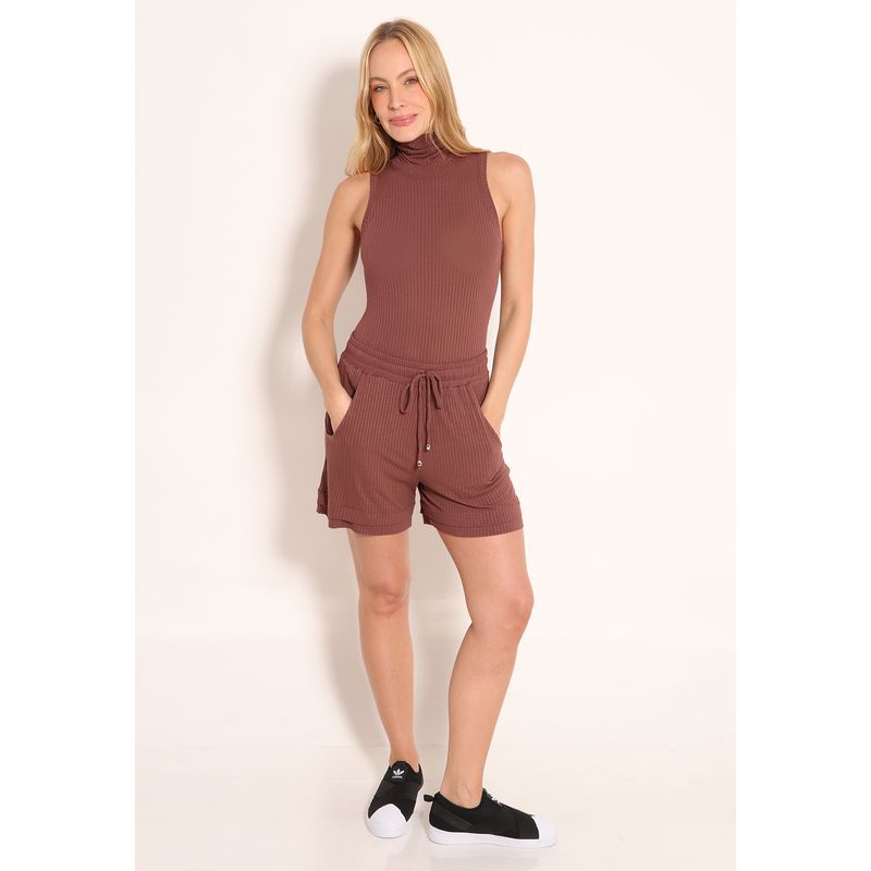 Short Viscose Feminino com Bolsos