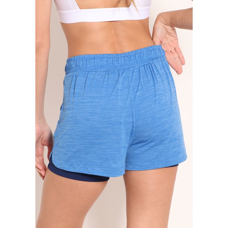 Shorts Energy Com Forro de Compressão e Cordão