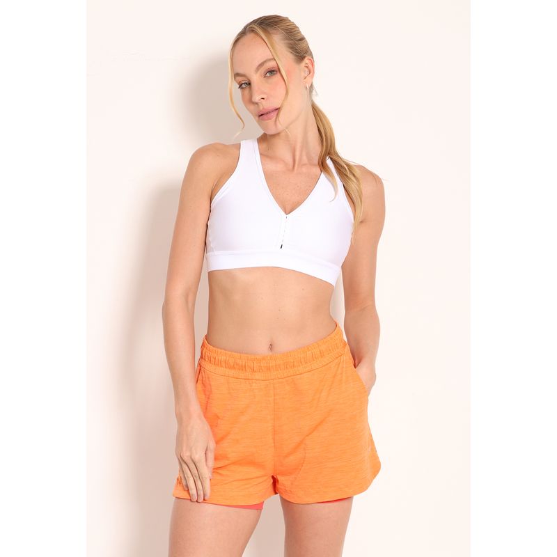 Shorts Energy Com Forro de Compressão e Cordão