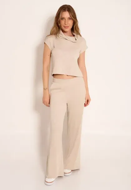 Conjunto Regata Gola Boba e Calça Pantalona - Jacq Stanford