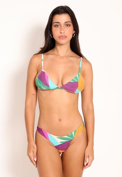 Conjunto Top Cortininha e Calcinha Asa Delta- Tapeçaria