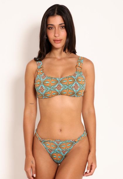 Conjunto Top Com Bojo e Calcinha Borboleta - Matracas