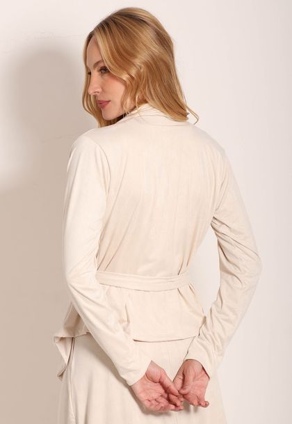 Casaco Suede De Ponta