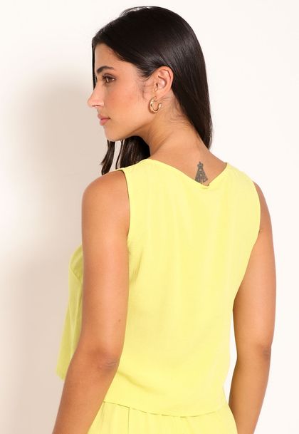 Cropped Olimpia Com Botões